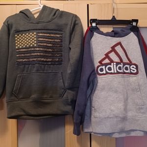 *Sm.Boys Sweatshirt Bundle* Preloved sz 4/5 Adidas & Mossy Oak